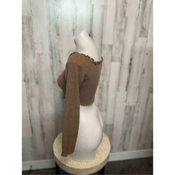 Brown crop top - Picture 4 of 5